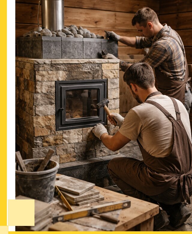 Облицовка банной печи в Хабаровске от 15432 р. | ЭриданХбр