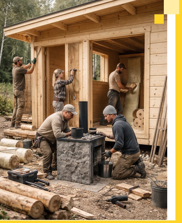 Купить баню под ключ в Хабаровске строительство монтаж отделка