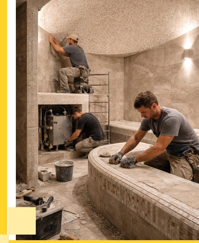 Монтаж хамамов под ключ в Хабаровске от 257200 р. ЭриданХбр