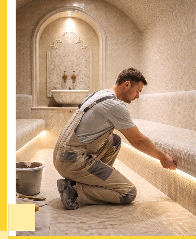 Отделка хамамов под ключ в Хабаровске от 5658 р. | ЭриданХбр