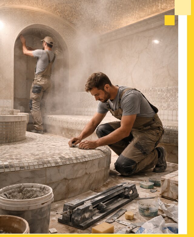 Профессиональный дизайн хамама и SPA под ключ в Хабаровске