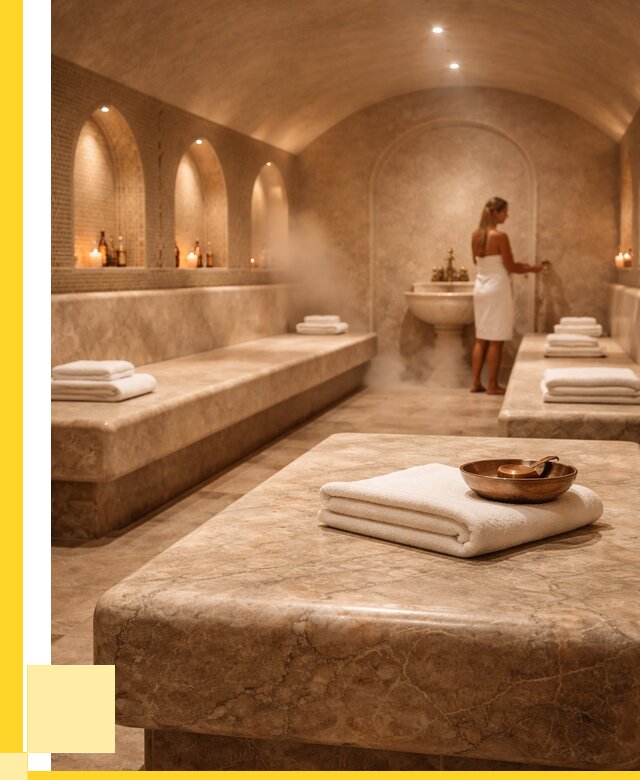 Лежаки для хамама в Хабаровске под ключ от 36008 р. | ЭриданХбр