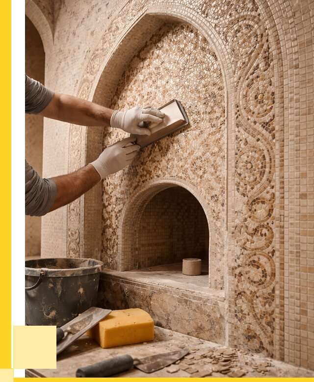 Мозаика для хамама в Хабаровске под ключ от 5144 р. | ЭриданХбр